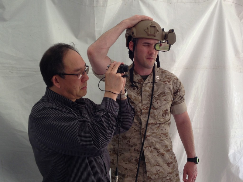 Illustration for article titled This DARPA invention gives soldiers Terminator vision